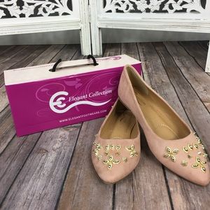 Elegant Studded Flats